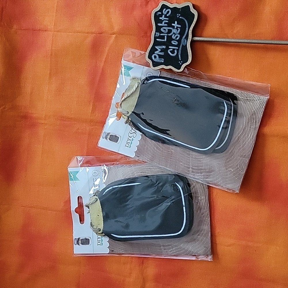 DIY Shop Mason Jar Tags Chalk Set of 6 New